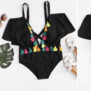 Rainbow Tassel One Piece